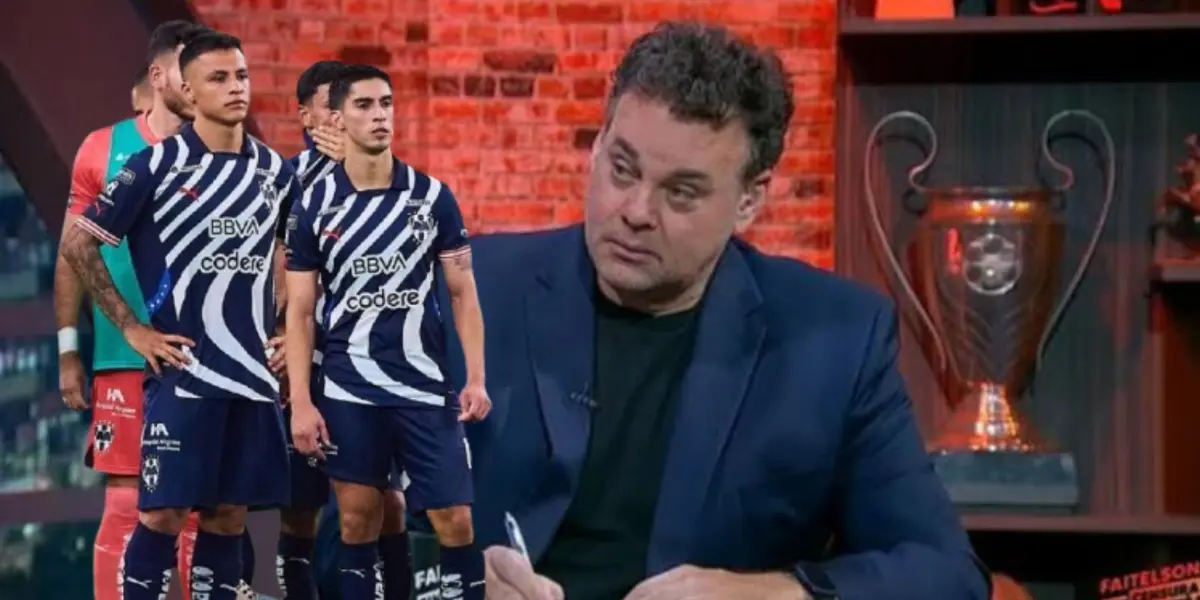 Faitelson y jugadores de Rayados/FOTO: Esto