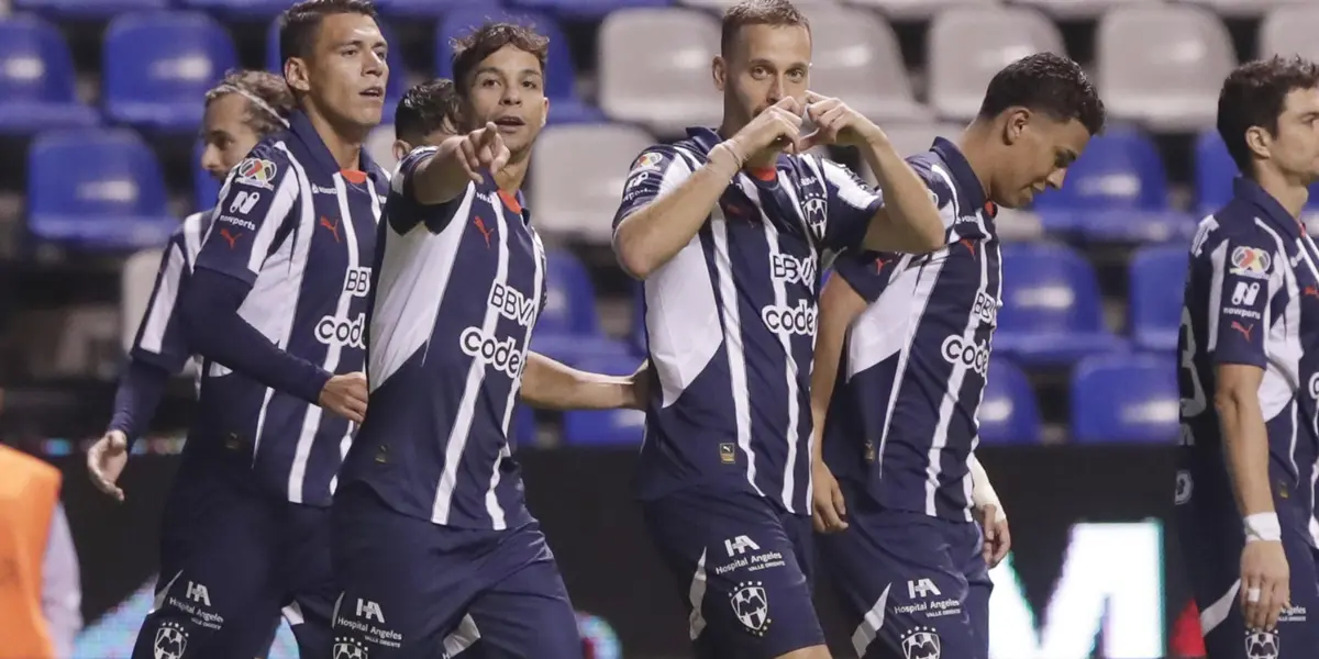 Festejo de gol para Rayados - Foto: EFE