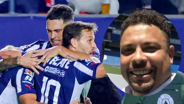 Foto: redes de Rayados y Ronaldo.
