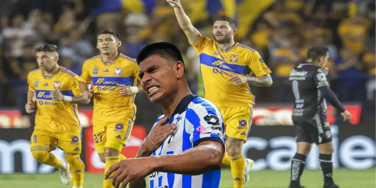 Gallardo con jugadores de Tigres/FOTO: Uno TV