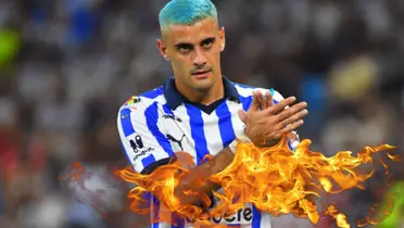 German Berterame alza la mano y manda mensaje a sus compañeros