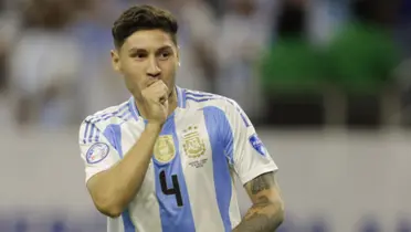 Gonzalo Montiel está cerca de ser parte de los Rayados / Foto: Transfermarkt