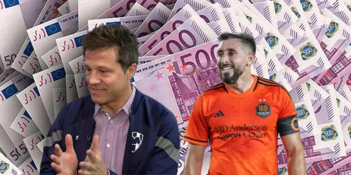 Herrera y Tato con dinero/FOTO: MLS Soccer