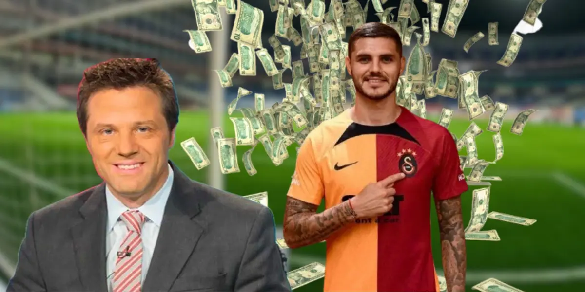 Icardi con el Tato en el Gigante de Acero/FOTO: Récord