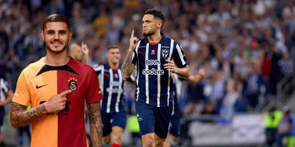 Icardi con jugadores de Rayados/FOTO: El Telegráfo