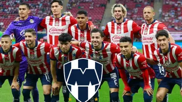 Jugadores de Chivas y Rayados/FOTO: Chivas