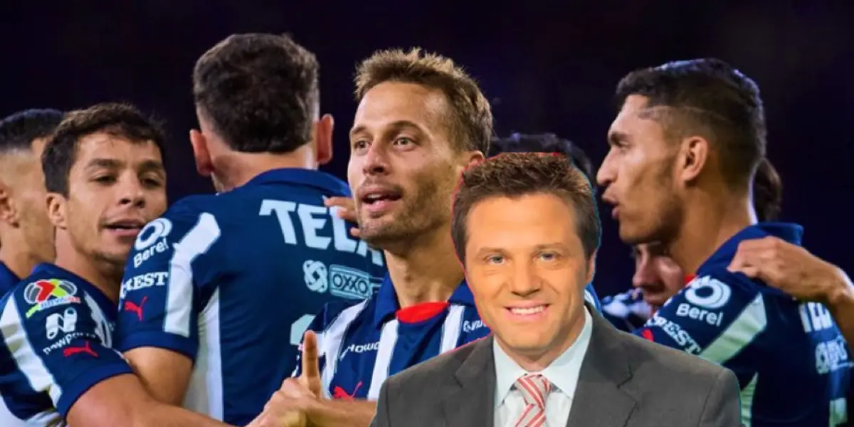 Jugadores de Rayados con el Tato/ Foto: Récord