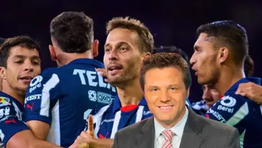 Jugadores de Rayados con el Tato/ Foto: Récord