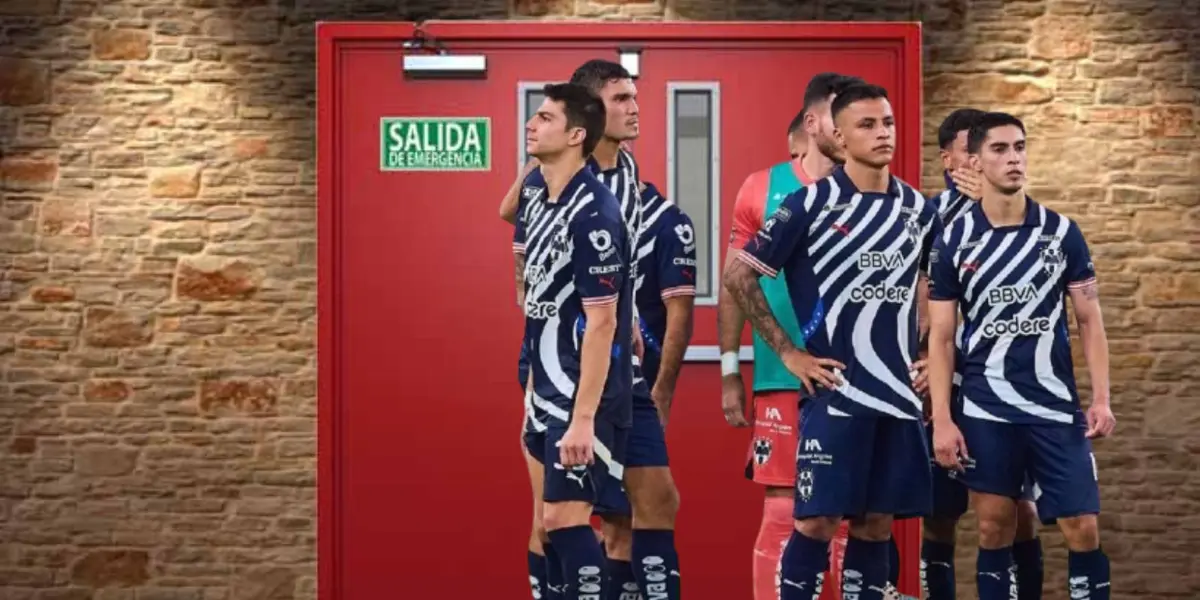 jugadores de rayados en la puerta/FOTO: Fútbol Total