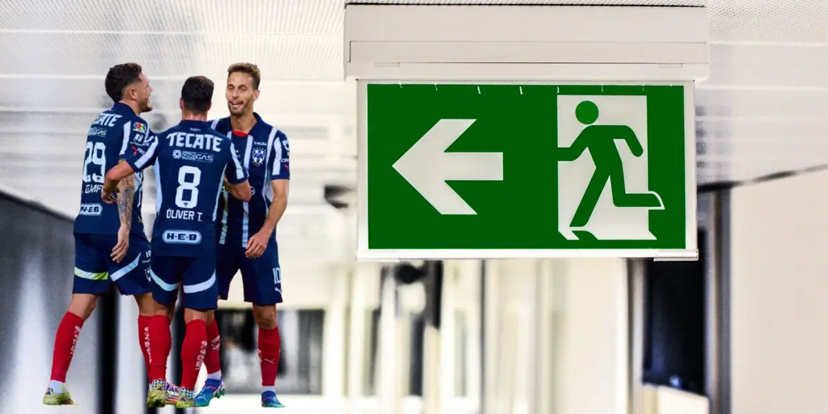 Jugadores de Rayados en la salida/FOTO: Fútbol Total