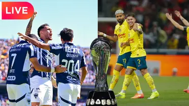 Jugadores de rayados y de América/FOTO: Rayados