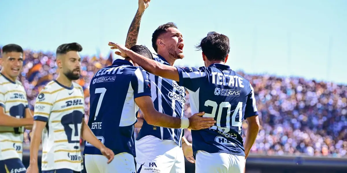 Jugadores de Rayados y de Pumas/FOTO: x Rayados