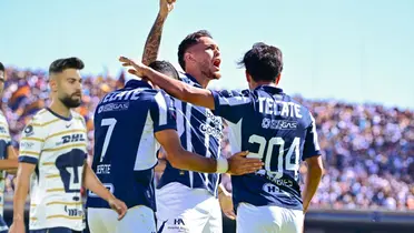 Jugadores de Rayados y de Pumas/FOTO: x Rayados