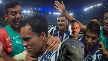 Jugadores de Rayados y Demichelis/FOTO: Azteca Deportes