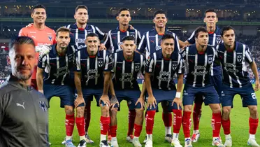 Jugadores de Rayados y Demichelis/FOTO: Rayados