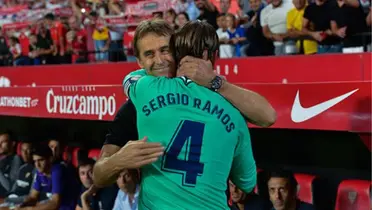 Julen Lopetegui y Sergio Ramos. (Fuente: kiko Hurtado)