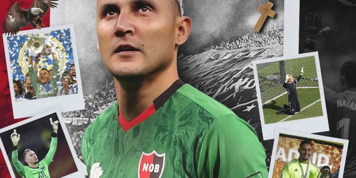 Keylor Navas con Newell's - Foto: X (@Newells)