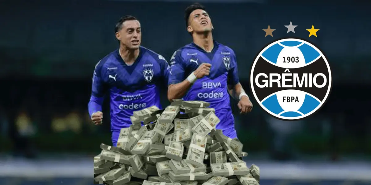 La cantidad millonaria que Rayados recibirá en caso d en vender a Rogelio Funes Mori y a Maximiliano Meza al Gremio de Brasil