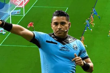 La foto que demuestra el error arbitral en el segundo gol de Rayados vs Atlético San Luis