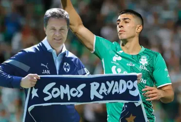 La postura de José Antonio Noriega sobre fichar en Rayados al delantero de Santos, Juan Brunetta