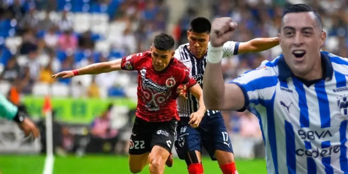 La revancha del goleador histórico Rogelio Funes Mori, ya lo ganan los Rayados de Monterrey 2 goles a 0 a los Xolos de Tijuana