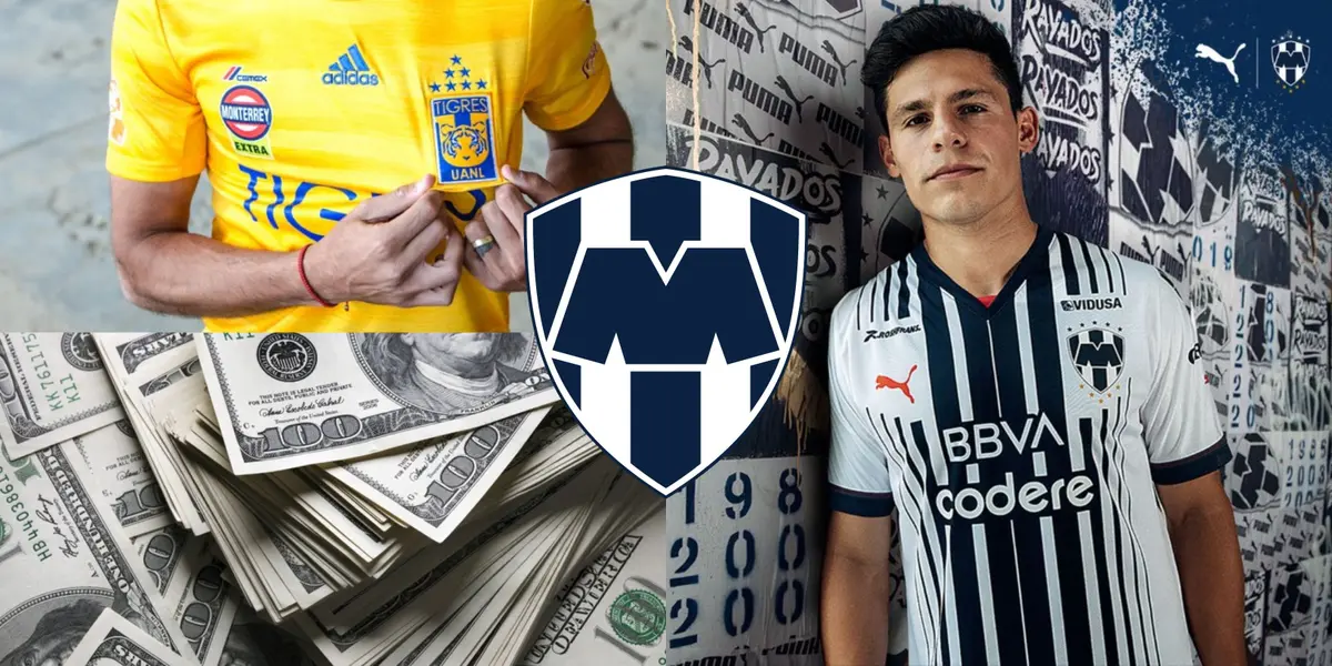 Lo que recibe Rayados de parte de Puma por patrocinio a diferencia del contrato de Tigres con Adidas.