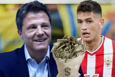 Lo que tendría que pagar Rayados al Almería por César Montes para salvarlo
