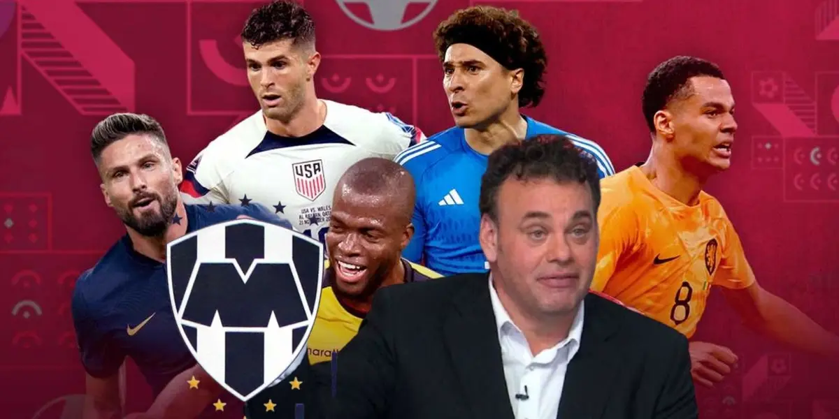 Los 17 millones que confirmarían refuerzo mundial para Rayados, según David Faitelson