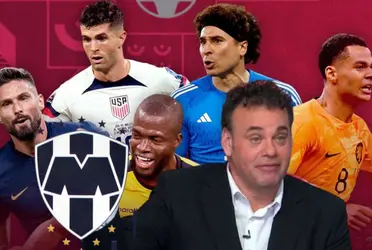 Los 17 millones que confirmarían refuerzo mundial para Rayados, según David Faitelson