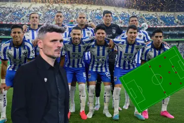 Los elegidos por el DT de Monterrey para iniciar el Clausura 2024.