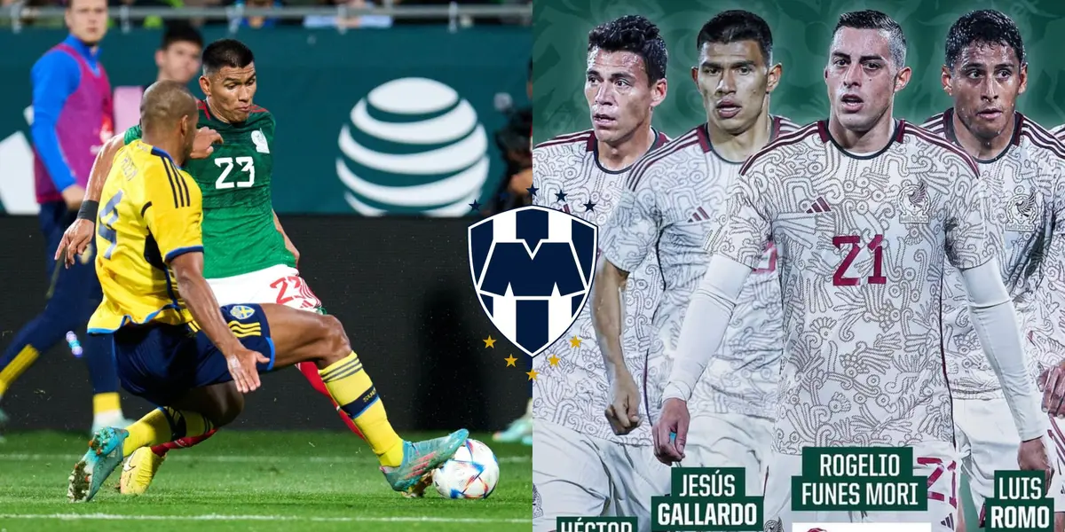 Los jugadores de Rayados que fueron culpables de la derrota de México