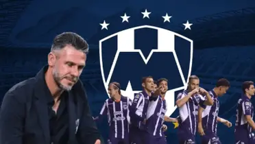 Martín Demichelis con el combinado de Rayados en el 2025 (Fuente: Mexsports)