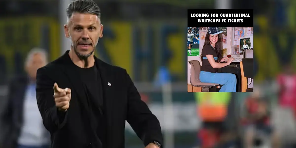 Martín Demichelis, todavía DT de Rayados - Foto: X