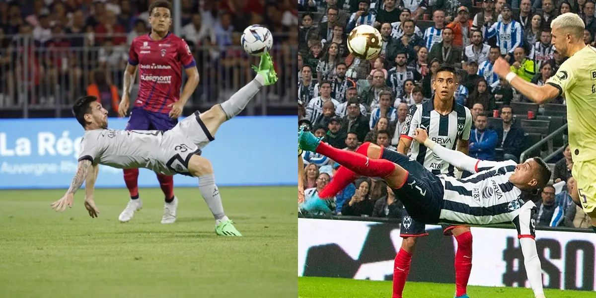 Messi se quedó corto y trato de emular a un goleador de Rayados de Monterrey