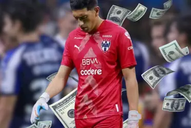 Mientras Esteban Andrada cobra 35 millones por fallar, lo que gana su reemplazo en Rayados
