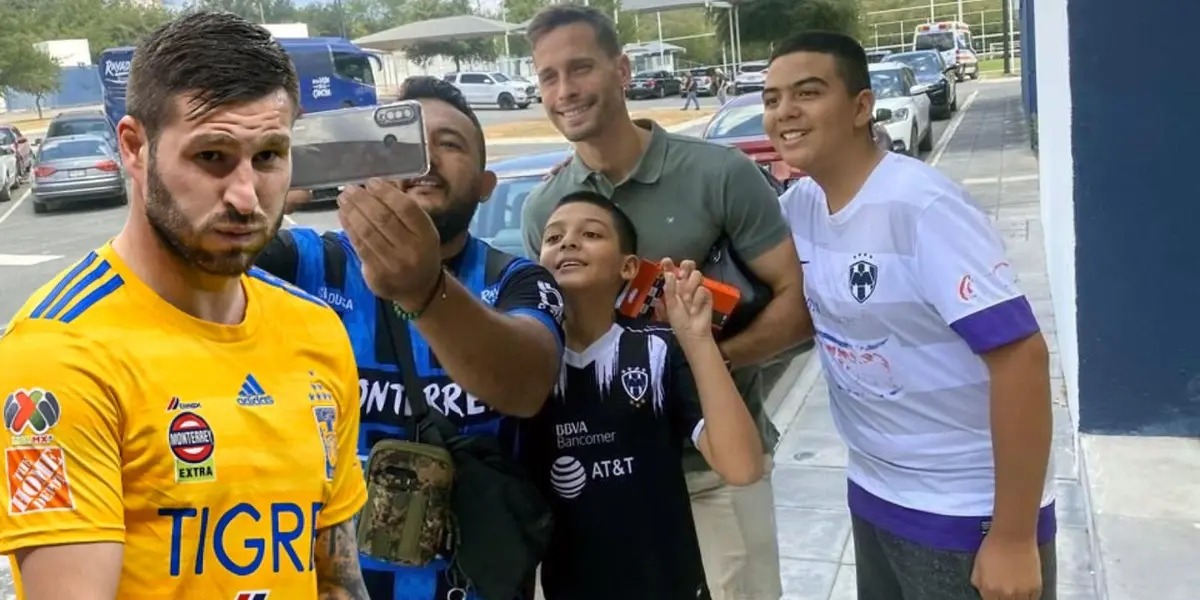 Mientras Sergio Canales apoya aun sin estar en disposición a la pandilla, lo que demuestra Gignac lejos de los Tigres