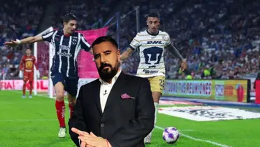 Morales en el pumas vs Rayados/FOTO: TV Azteca