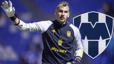 Nahuel Guzmán entrenando en el estadio de Rayados (Fuente: Mexsports)