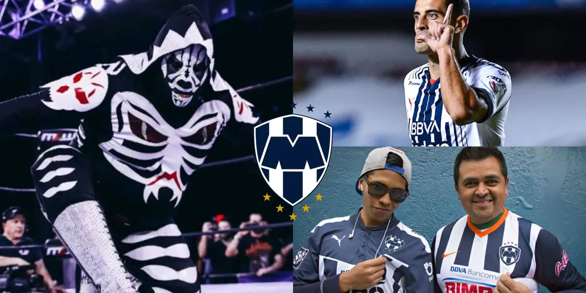 No ocultó su amor por Rayados, la hinchada lo reconoce como uno de los mejores aficionados de Monterrey