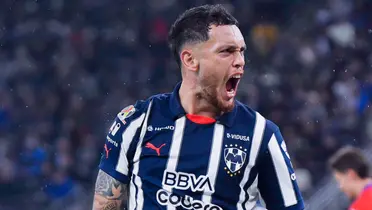 Ocampos abandonó el juego antes de cinco minutos / @Rayados