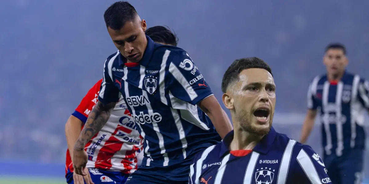 Ocampos y Rayados con San Luis/FOTO: X Rayados
