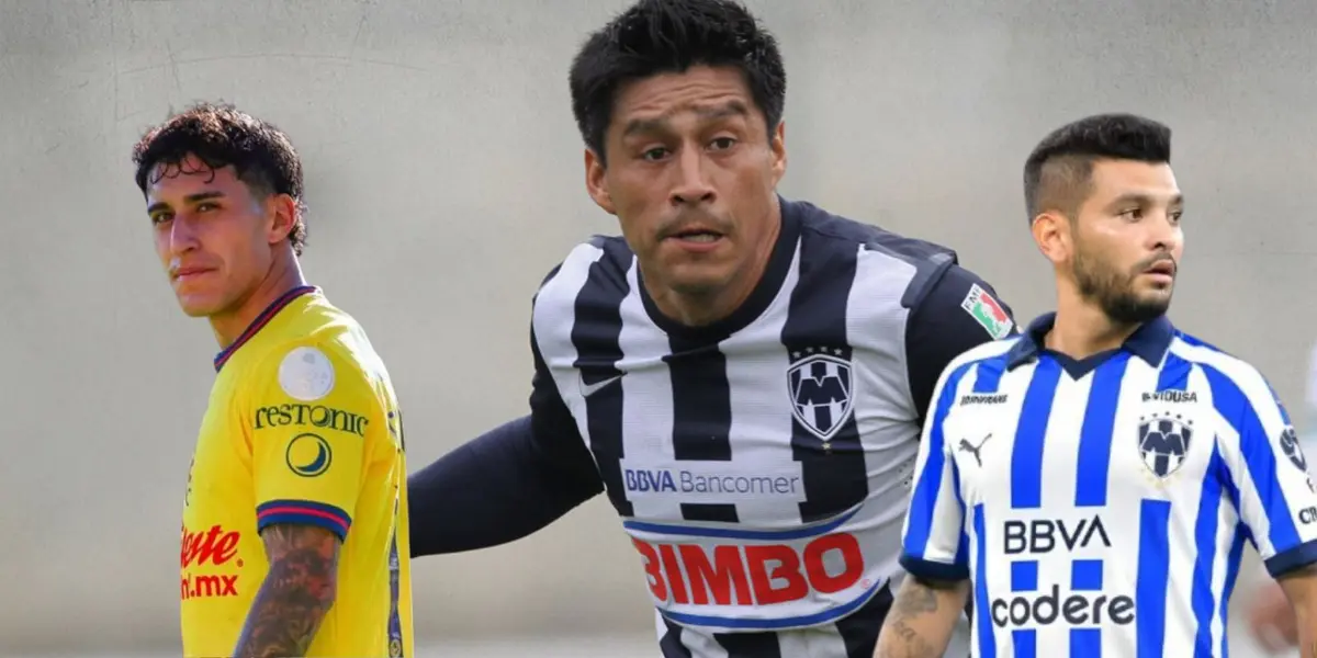 Osorio con Rayados y Zendejas y Tecatito/FOTO: Futbol Total