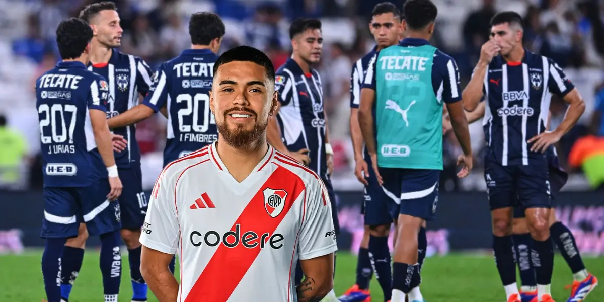 Paulo Díaz y jugadores de Rayados/FOTO: River