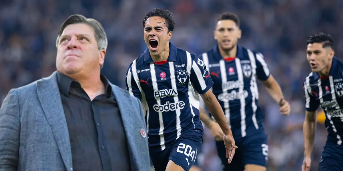 Pijo Herrera con jugadores de Rayados/FOTO: X Rayados