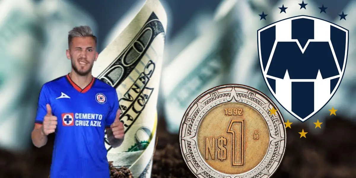 Piovi con el escudo de Rayados/FOTO: Cruz Azul