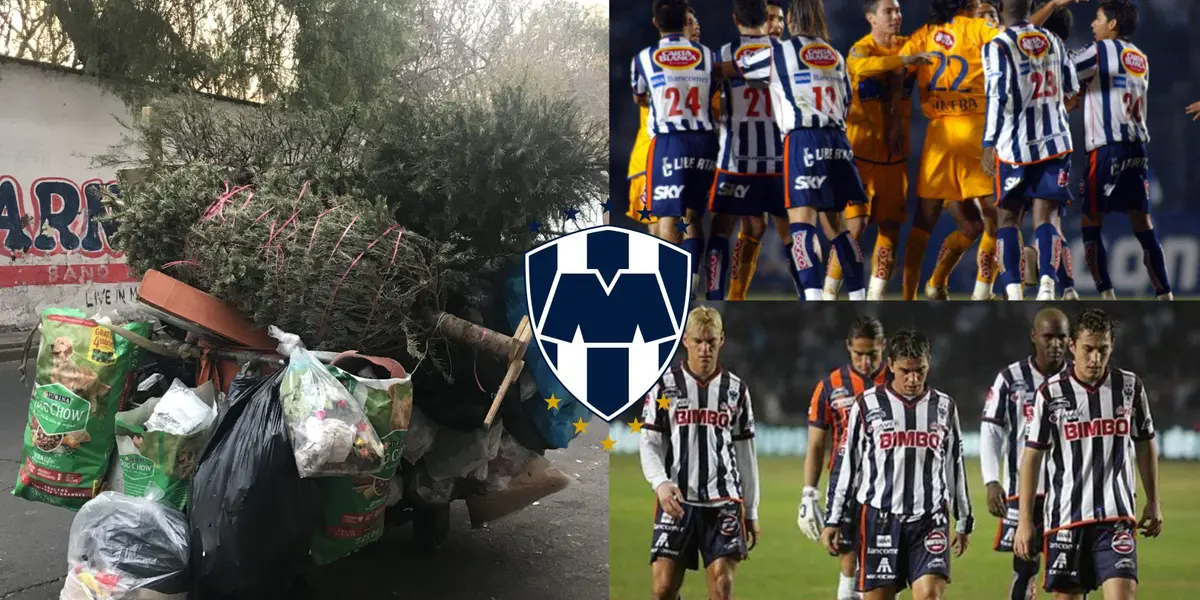 Pudo ser una de las grandes figuras de los Rayados de Monterrey, ahora pasará por tu basura cuando terminen las fiestas