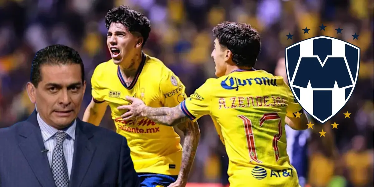 Ramos rizo con jugadores de América/FOTO: 90Min
