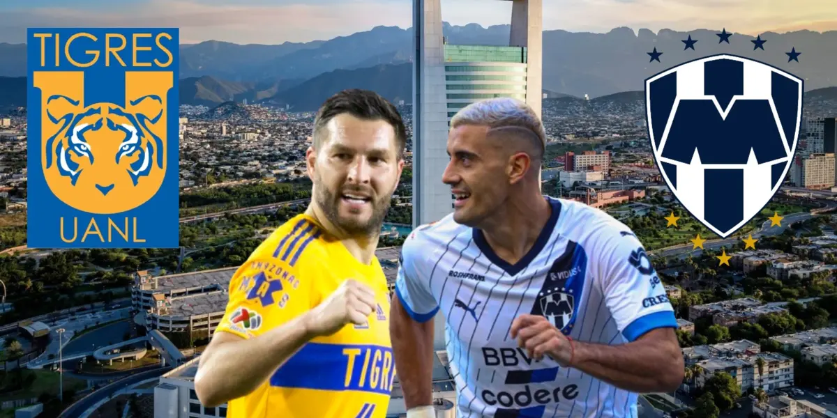 Rayados de Monterrey y Tigres son una de las rivalidades más apasionadas en el futbol mexicano