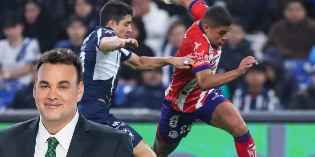 Rayados vs San Luis y Faitelson/FOTO: x Liga MX