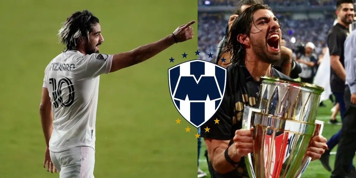 Rodolfo Pizarro quiere regresar y lo que haría Rayados ahora que Ortiz necesita un mediapunta